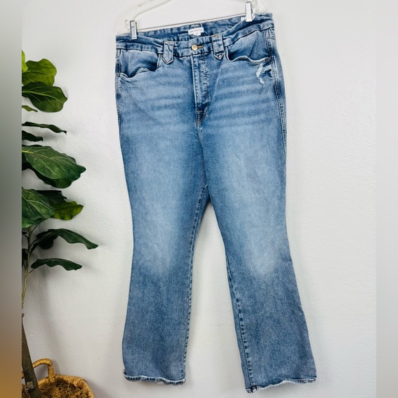 Good American Good Curve Bootcut Jeans Indigo380-18 - Picture 3 of 9